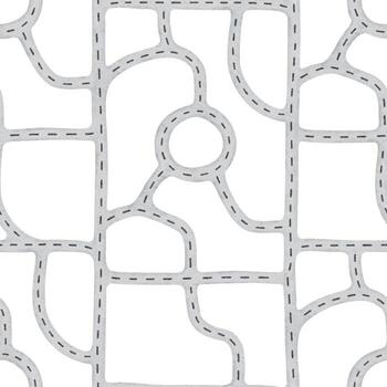 Abstract gray line pattern design vector