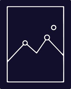 Line Graph Chart with Data Points A Clean and Modern Visual Representation vector