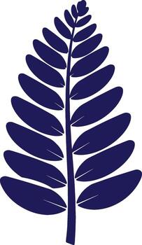 Leaf Design An Elegant Illustration of a Botanical Element for Creative Projects vector