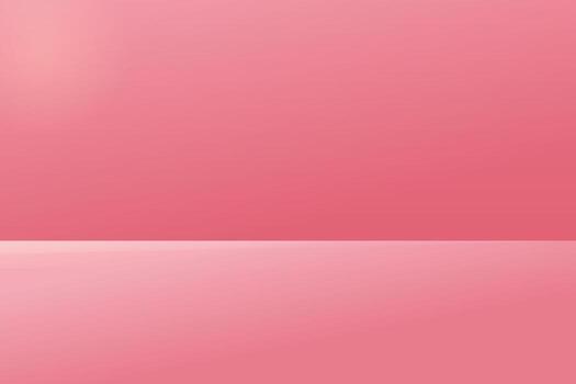suave rosado estudio antecedentes. vacío enamorado habitación. fondo de pantalla plataforma monitor , bandera para producto escaparate presentación, fondo. piso superficie vector