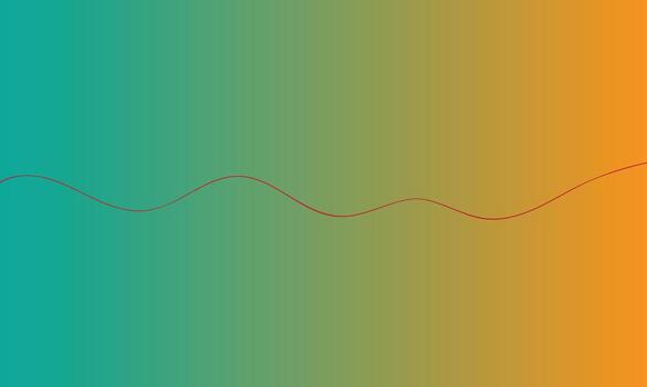 Wavy line on gradient background abstract blue vector