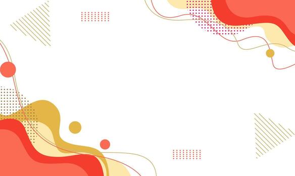 resumen antecedentes con orgánico formas y puntos vector