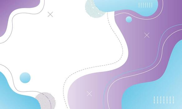 Abstract Gradient Background with Fluid Shapes. vector