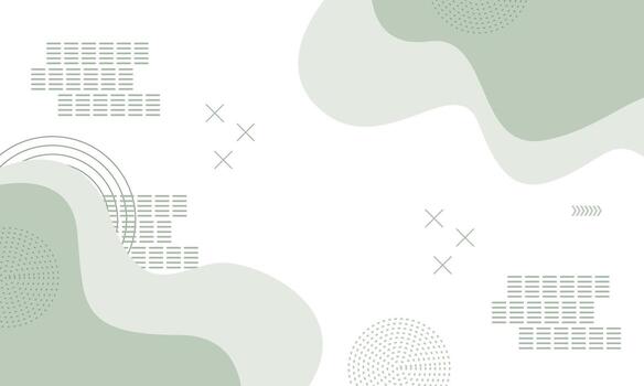 Minimalist Abstract Background with Organic Shapes and Text. vector
