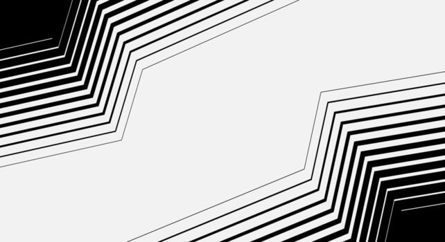 resumen modelo con dinámica zigzag líneas en un blanco antecedentes vector