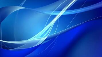 ljus blå bakgrund. böjd blå rader eller skikten. modern geometrisk former teknologi digital yta. halvton konst mönster på suddig slät Färg lutning bakgrund. skiktad cirklar. vågor video