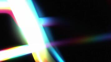 instantâneo luzes em Preto fundo, velozes e dinâmico estroboscópico instantâneo luzes, colorida estroboscópico efeito com instantâneo luzes e dinâmico movimento borrão, cinematográfico luzes para movimento sobreposição efeito e transições video