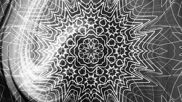 Gray background with white geometric star patterns, perfect for modern design projects, invitations, or abstract backgrounds with a cosmic theme. video