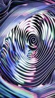 Discovering mesmerizing patterns of light and color in a swirling design video