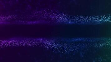 colorida ciclo do rodopiando partículas criando uma hipnotizante efeito video