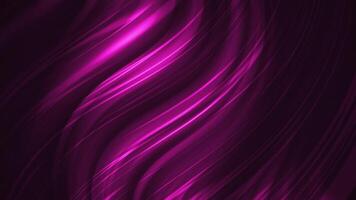 à moda brilhante Rosa cor gradiente fundo animação. suave fluindo curvado linhas superfície textura. cheio hd e looping abstrato movimento fundo. video