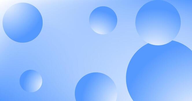Blue Sky abstract background with circles for wallpaper web page background banners and Copy Space vector