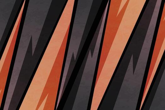 resumen dinámica naranja y negro agudo modelo antecedentes con grunge estilo vector