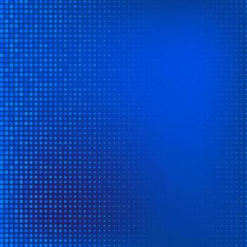 Blue Tech Finance Fintech Background. Abstract Pixel Pattern. Digital Business Technology or Science Research Presentation Modern Backdrop vector
