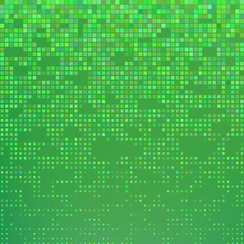 Green Tech Finance Fintech bright Background. Abstract Pixel Pattern. Digital Business Technology or Science Research Presentation Backdrop vector