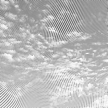 Halftone Pattern. Set of space Dots. Dotted Texture on White Background. Overlay Grunge Template. Distress Linear Design. Fade Monochrome Points. Pop Art Backdrop. vector