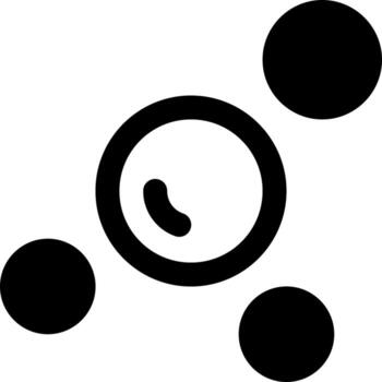 jabón burbujas sólido línea icono vector