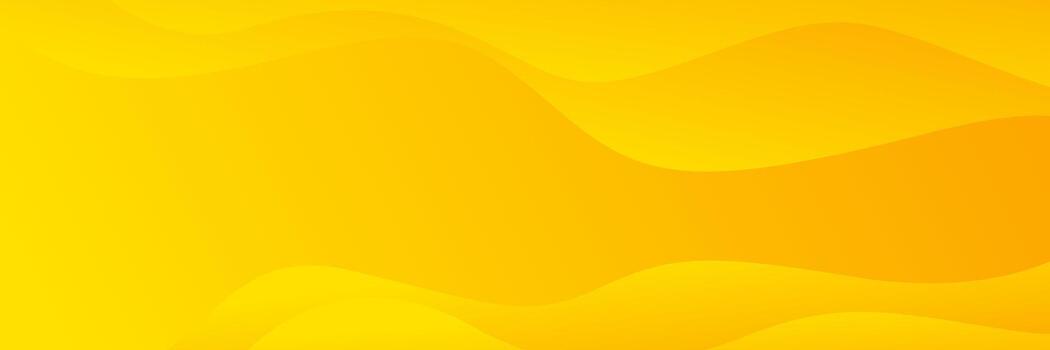 Abstract yellow-orange gradient wave background, modern fluid banner design for sales promotion, summer template, website, and header vector
