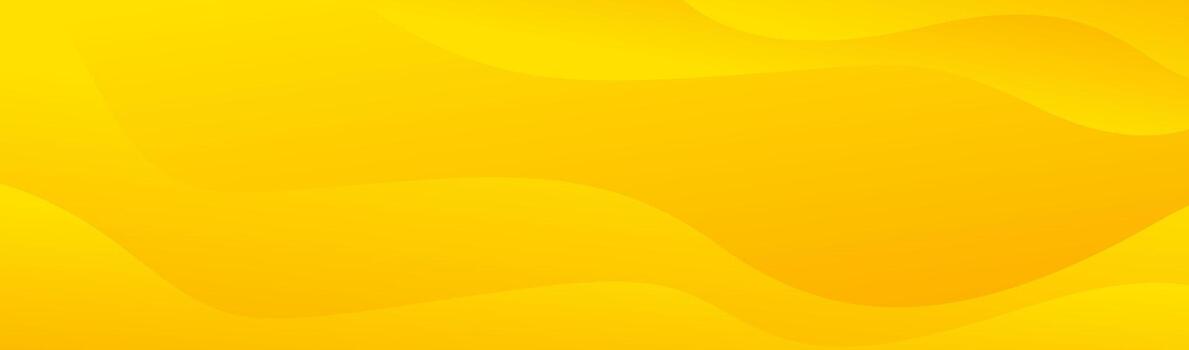 Abstract yellow-orange gradient wave background, modern fluid banner design for sales promotion, summer template, website, header and more vector