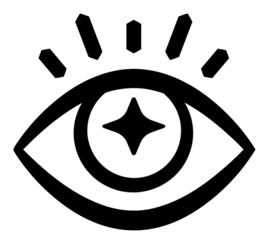 Blinking funky magic Eye sticker png