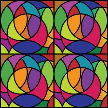 Random Colorful Pattern Illustration vector
