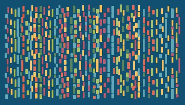 adn resumen antecedentes. resumen plano estilo adn secuencia visualización con vertical líneas. vector