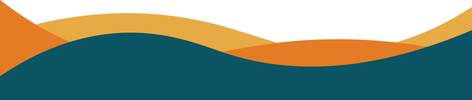 Abstract Flow Shape in Flat Color vector