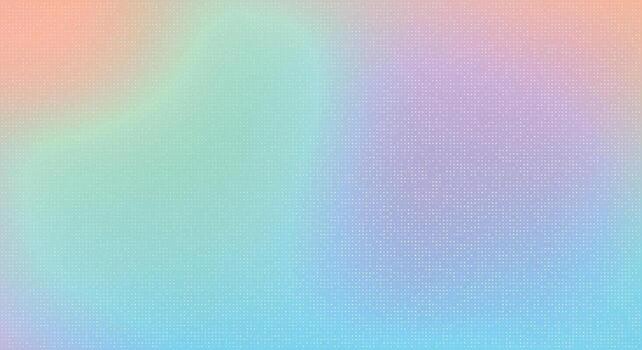 Soft pastel halftone background with smooth rainbow gradient blend vector