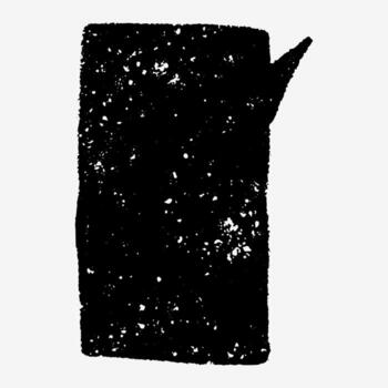 Text box chalkboard speech bubble outlined with hand drawn charcoal and pen lines. Scribbles and sketch marks, blank for text. vector