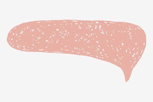 Text box chalkboard crayon speech bubble with rough sketch lines and subtle scribble accents. Hand drawn texture for writing or annotations. vector