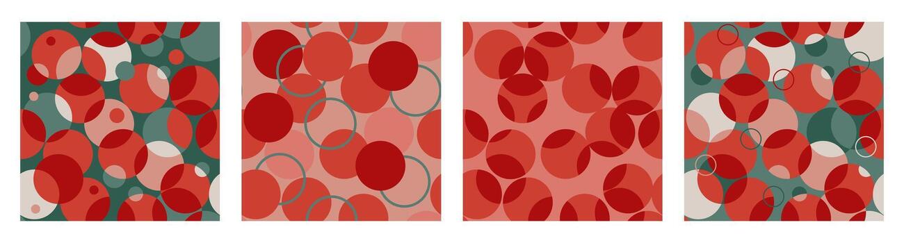 Navidad punteado patrones colocar. alegre Navidad antecedentes, sin costura patrones. tartán, comprobado modelo diseño. Navidad antecedentes conjunto con retro patrones para tarjetas, pancartas, y huellas dactilares. vector