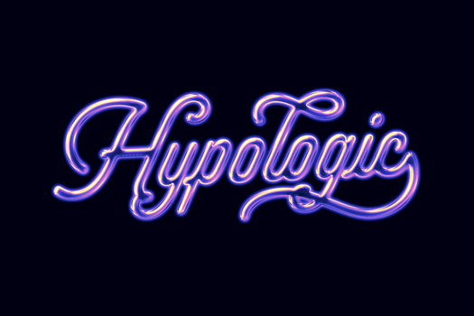 neon copione testo effetto futuristico stile il branding modello psd