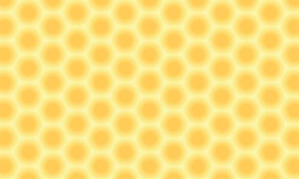 Seamless honey pattern with light and dark yellow gradient creates an attractive background on white vector