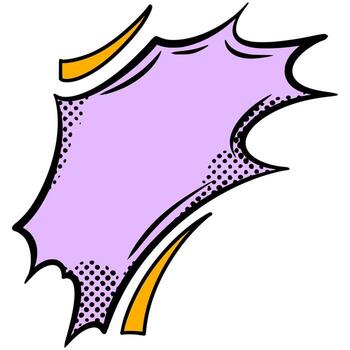 Comic element cartoon vector