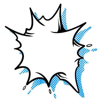 Comic Speech Bubble Elements cute vector