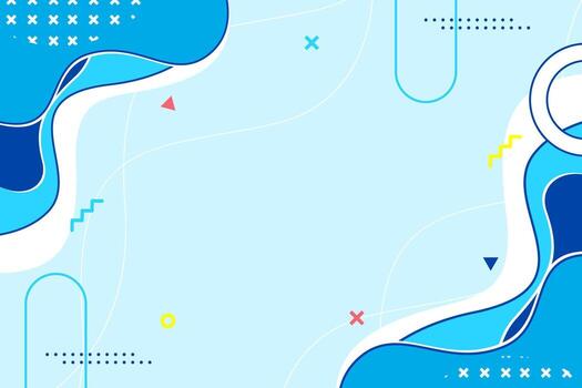 moderno azul antecedentes con resumen geométrico formas para un vibrante y atractivo diseño modelo vector