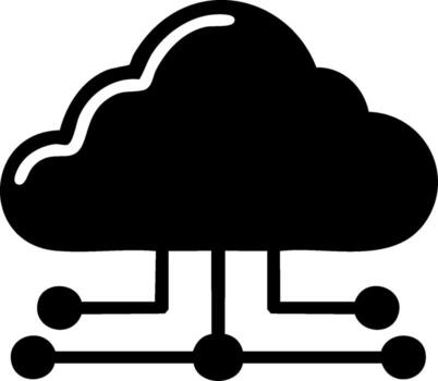 Cloud computing, data storage, network concept. illustration vector