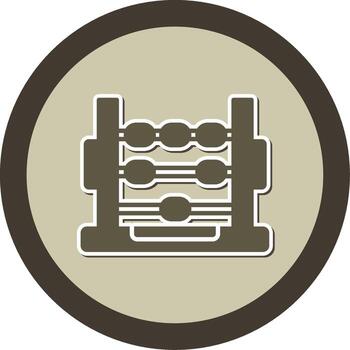 verde binario código corriente glifo doble tono pegatina circulo vector