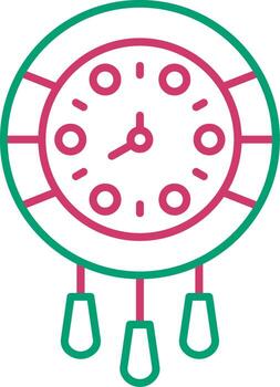Clock Circular Time Device vector