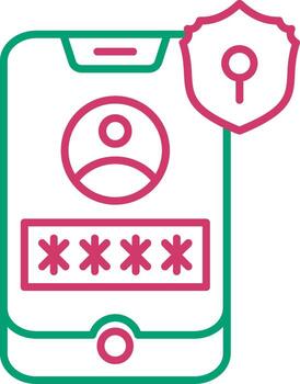 Account Lock Security Feature vector