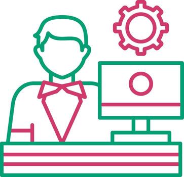 System Administrator User Account vector