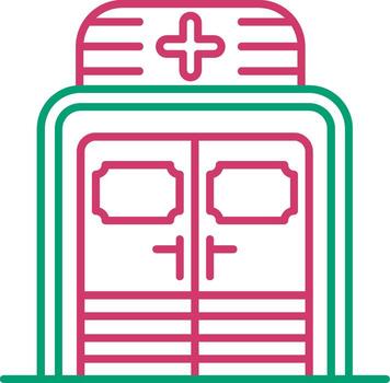 Secure Door Access Control vector