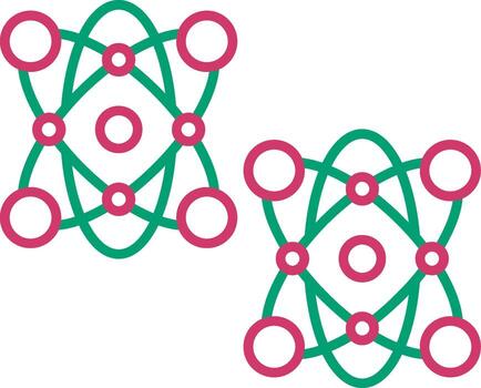 Science Atom Structure Model vector