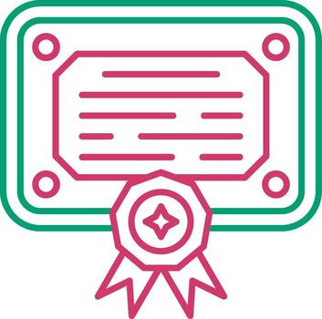 Certificate Achievement Recognition Document vector