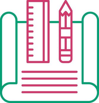 Draft Preliminary Sketch Paper vector