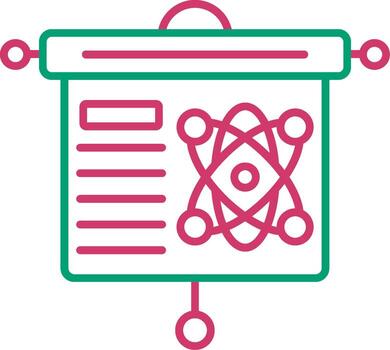 Projector Screen Display Device vector