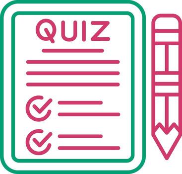 Quiz Test Knowledge Activity vector