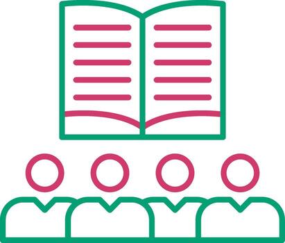 grupo estudiar colaborativo sesión vector