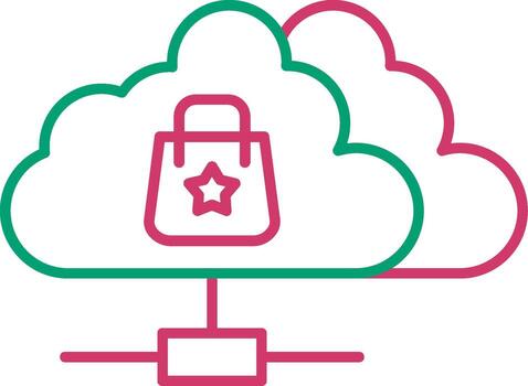 Cloud Computing Data Service vector