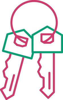 Key Security Lock Device vector